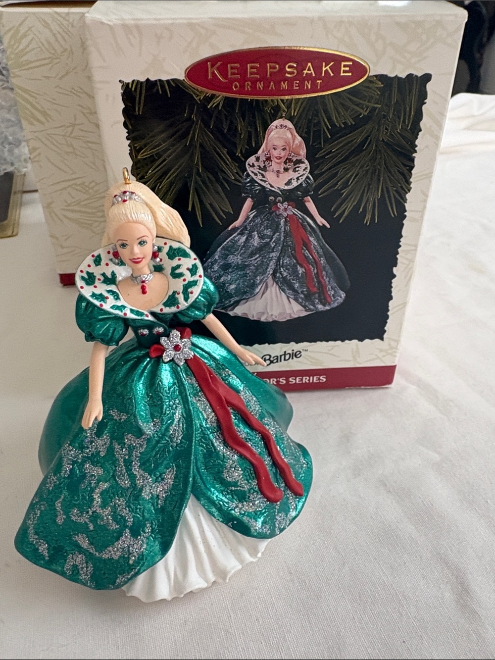 1995 Hallmark Barbie Ornament NIB